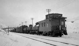 Great Northern Caboose in Washington State, undated