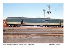 Northern Pacific Passenger Car Number 1634, Pasco, Washington, 1968