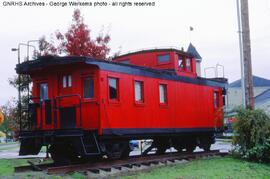 Great Northern Caboose at Issaquah, Washington, 1992