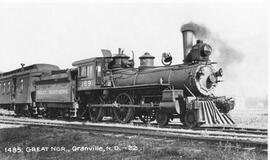 Great Northern Steam Locomotive 169 at Granville, North Dakota, undated