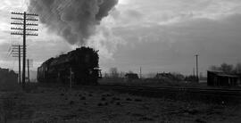 Spokane, Portland, and Seattle Railway Steam Locomotive at Hillyard, Washington, undated