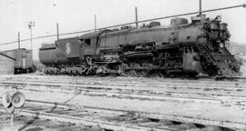 Great Northern Steam Locomotive 2102 at Hillyard, Washington, undated