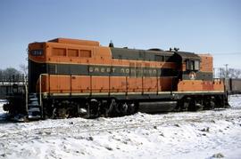 Great Northern Railway 914 at Minneapolis Junction, Minnesota in 1969.