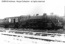 Great Northern Steam Locomotive 2125 at Superior, Wisconsin, 1955