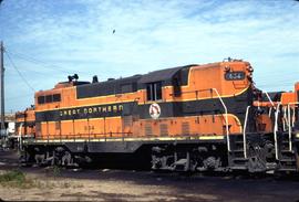 Great Northern Railway 634 at Willmar, Minnesota in 1969.