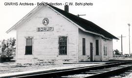 Great Northern Depot at Borup, Minnesota, 1970