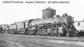 Great Northern Steam Locomotive 2504 at Superior, Wisconsin, 1948