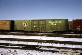 Great Northern Railway Box car 139024, at Lincoln, Nebraska in 1969.