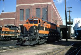 Great Northern Railway 2513 at Havre, Montana in 1969.