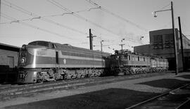 Great Northern Electric Locomotives 5019, 5015 and 5011 at Appleyard, Washington, undated
