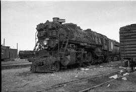 Great Northern Steam Locomotive 3389 at Saint Cloud, Minnesota in 1960.