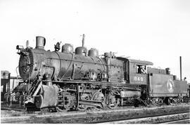 Great Northern Steam Locomotive 849 at Kelly Lake, Minnesota, 1953