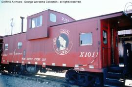 Great Northern Caboose X101, 1970