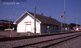 Great Northern Depot at Clara City, Minnesota, undated