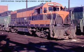 Great Northern Diesel Locomotive 2505 at Chicago, Illinois, 1974