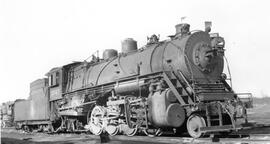 Great Northern Steam Locomotive 3047 at Kelly Lake, Minnesota, 1948