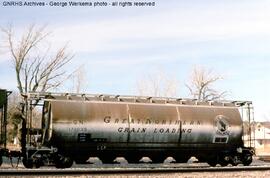 Great Northern Covered Hopper Car 171035 at Walsenburg, Colorado, 1990