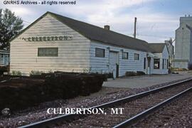 Great Northern Depot at Culbertson, Montana, undated