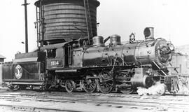 Great Northern Steam Locomotive 1514 at Interbay, Washington, 1935