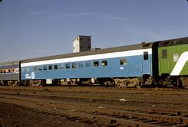 Great Northern Railway Passenger Car 1120 at Ellensburg, Washington in 1972.