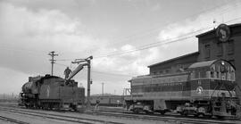 Great Northern Locomotives 838 and 6 at Hillyard, Washington, undated