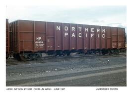 Northern Pacific Freight Car Number 119898, Cle Elum, Washington, 1967