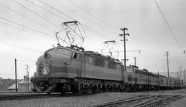 Great Northern Electric Locomotive 5011 at Wenatchee, Washington, undated
