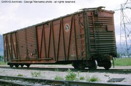 Great Northern Boxcar 41612 at Boulder, Colorado, 1965