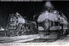 Great Northern Diesel Locomotive 359 at Spokane, Washington, undated