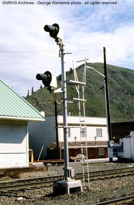 Great Northern Order Board at Cashmere, Washington, 1987