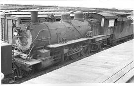 Great Northern Steam Locomotive 1407 at Grand Forks, North Dakota, 1940