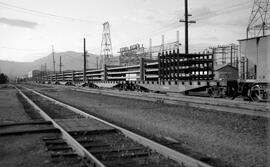 Great Northern Rail Train Cars at Wenatchee, Washington, undated