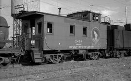 Great Northern Caboose X494 at Othello, Washington, 1965