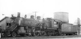 Spokane, Portland, and Seattle Railway Steam Locomotive 461 at Astoria, Oregon, 1947