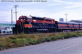 Great Northern Diesel Locomotive 320 at Bellingham, Washington, 1966