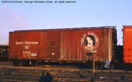 Great Northern Boxcar 51838 at Denver, Colorado, 1966