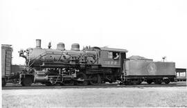 Great Northern Steam Locomotive 1222 at Superior, Wisconsin, 1948
