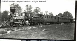 Saint Paul and Pacific Steam Locomotive 1 at Baltimore, Maryland, 1927