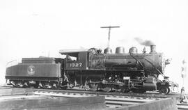 Great Northern Steam Locomotive 1327 at Butte, Montana, 1932