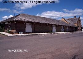 Great Northern Depot at Princeton, Minnesota, undated