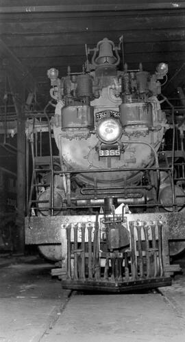 Great Northern Steam Locomotive 3366 at Hillyard, Washington, undated