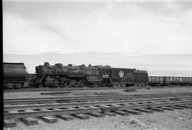 Great Northern Steam Locomotive 3388 at Superior, Wisconsin in 1960.