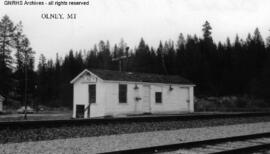 Great Northern Depot at Olney, Montana, undated