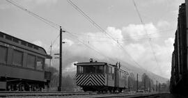 Great Northern Rail Detector Car at Skykomish, Washington, undated