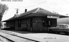 Great Northern Depot at Arlington, South Dakota, undated