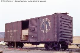 Great Northern Boxcar 48827 at Boulder, Colorado, 1965