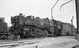Great Northern Steam Locomotive 3384 at Minneapolis Junction, Minnesota in 1957.