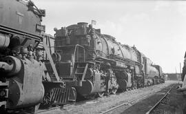 Great Northern Steam Locomotive 2041 at Superior, Wisconsin in 1959.