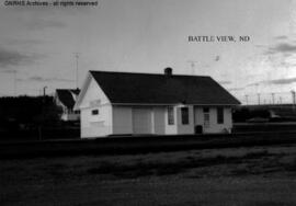 Great Northern Depot at Battle View, North Dakota, undated