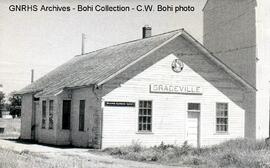 Great Northern Depot at Graceville, Minnesota, 1969